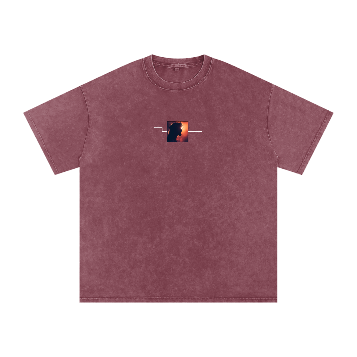 Gods Plan / Snow Washed Oversized Cotton T-Shirt