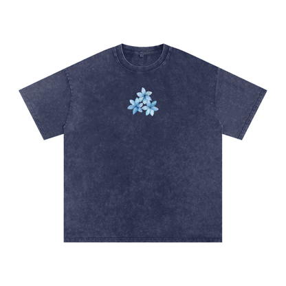 In the world but not of the world / Snow Washed Oversized Cotton T-Shirt