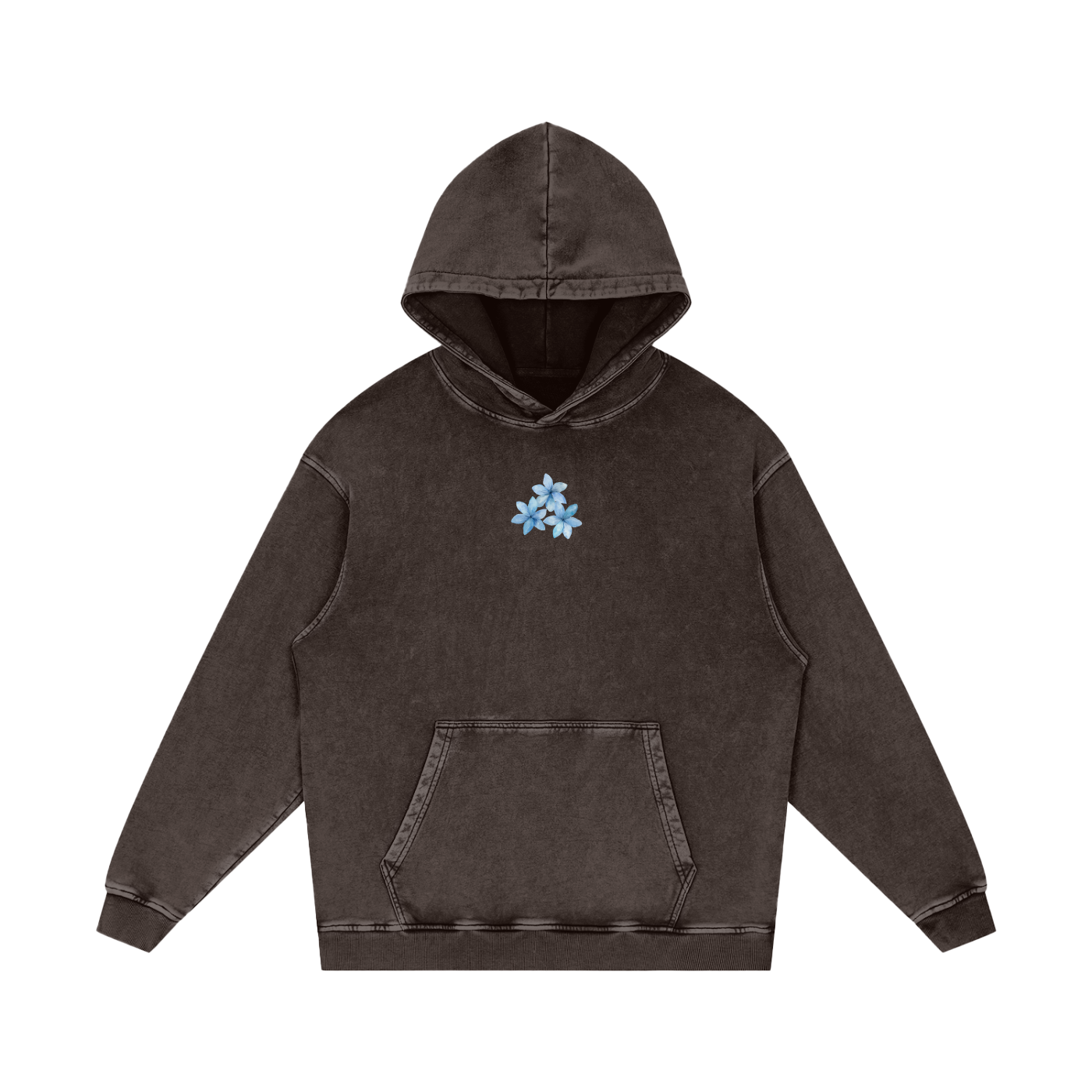 In the world but not of the world / Snow Washed Loose Cotton Hoodie