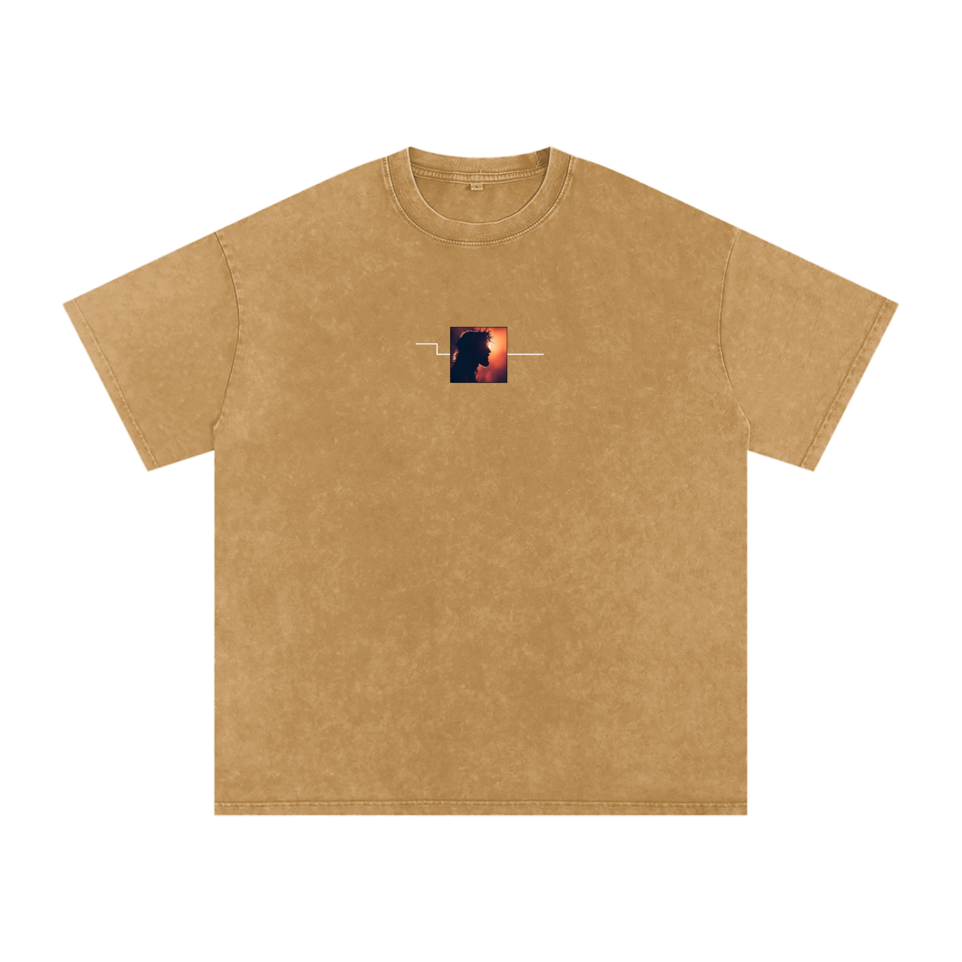 Gods Plan / Snow Washed Oversized Cotton T-Shirt