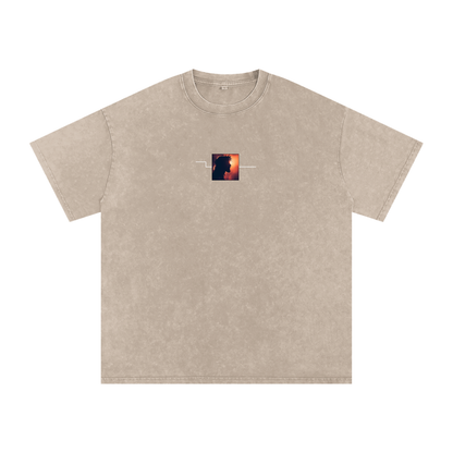 Gods Plan / Snow Washed Oversized Cotton T-Shirt