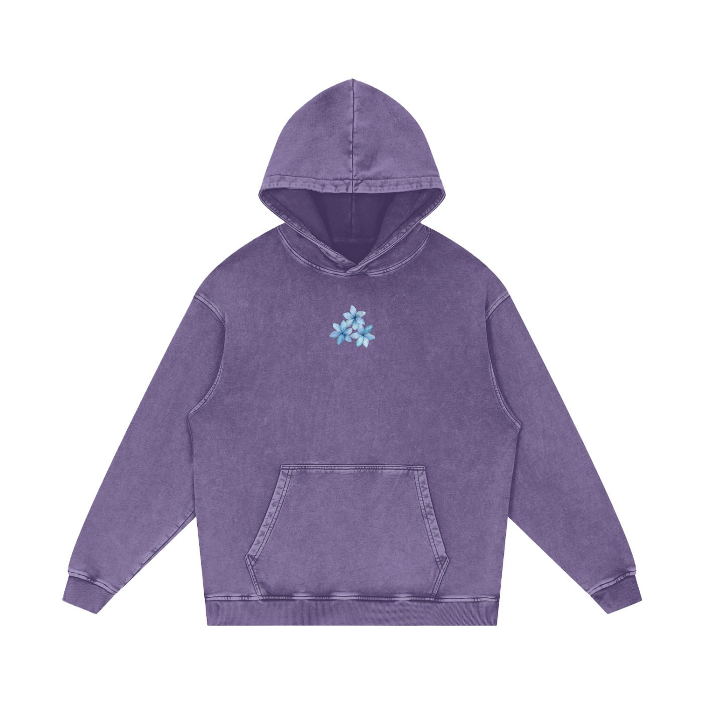 In the world but not of the world / Snow Washed Loose Cotton Hoodie
