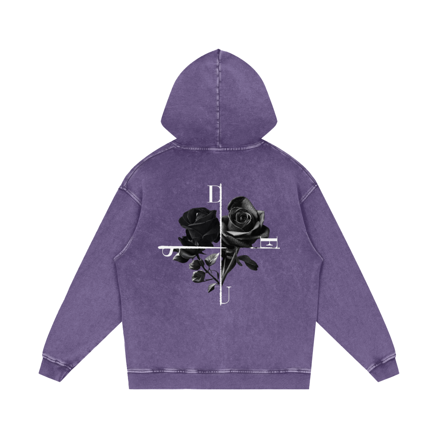 DEUS / Snow Washed Loose Cotton Hoodie