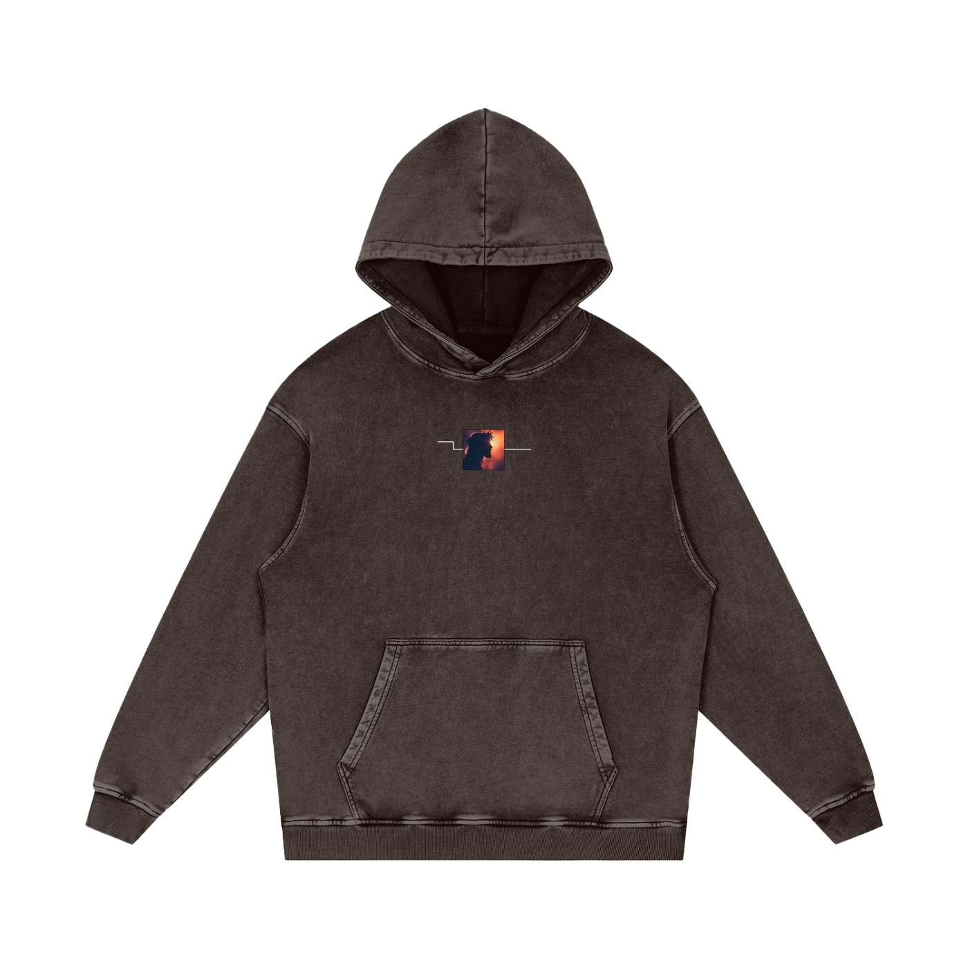 Gods Plan / Snow Washed Loose Cotton Hoodie