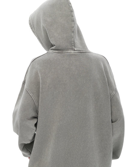 Holy Spirit come / Snow Washed Loose Cotton Hoodie