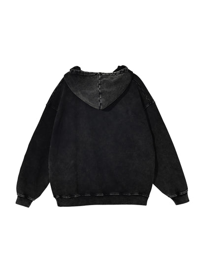 Holy Spirit come / Snow Washed Loose Cotton Hoodie