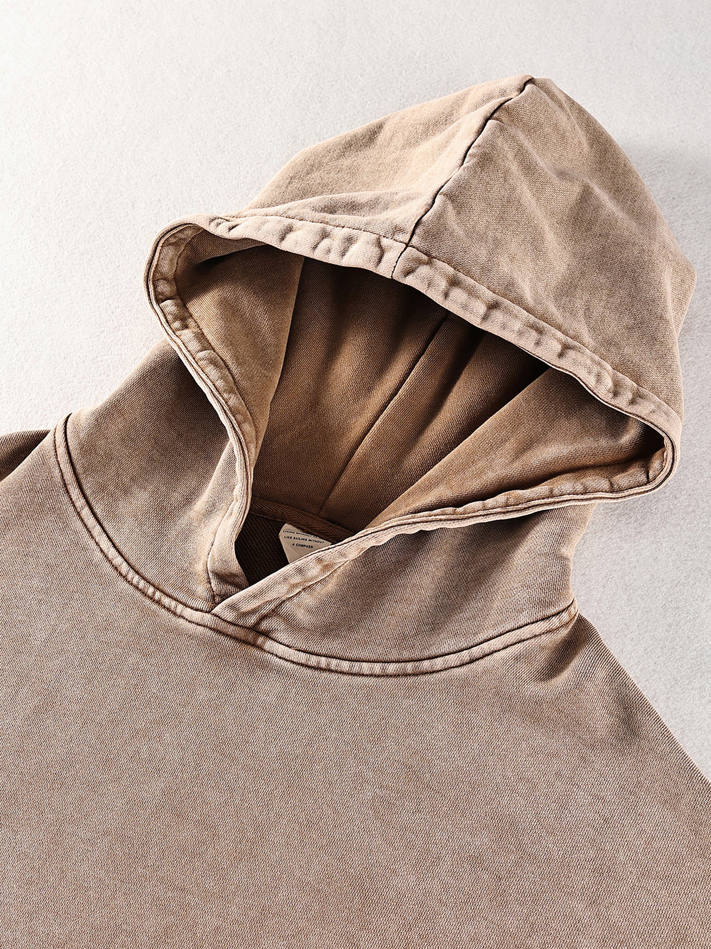 Holy Spirit come / Snow Washed Loose Cotton Hoodie
