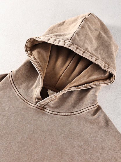 Holy Spirit come / Snow Washed Loose Cotton Hoodie