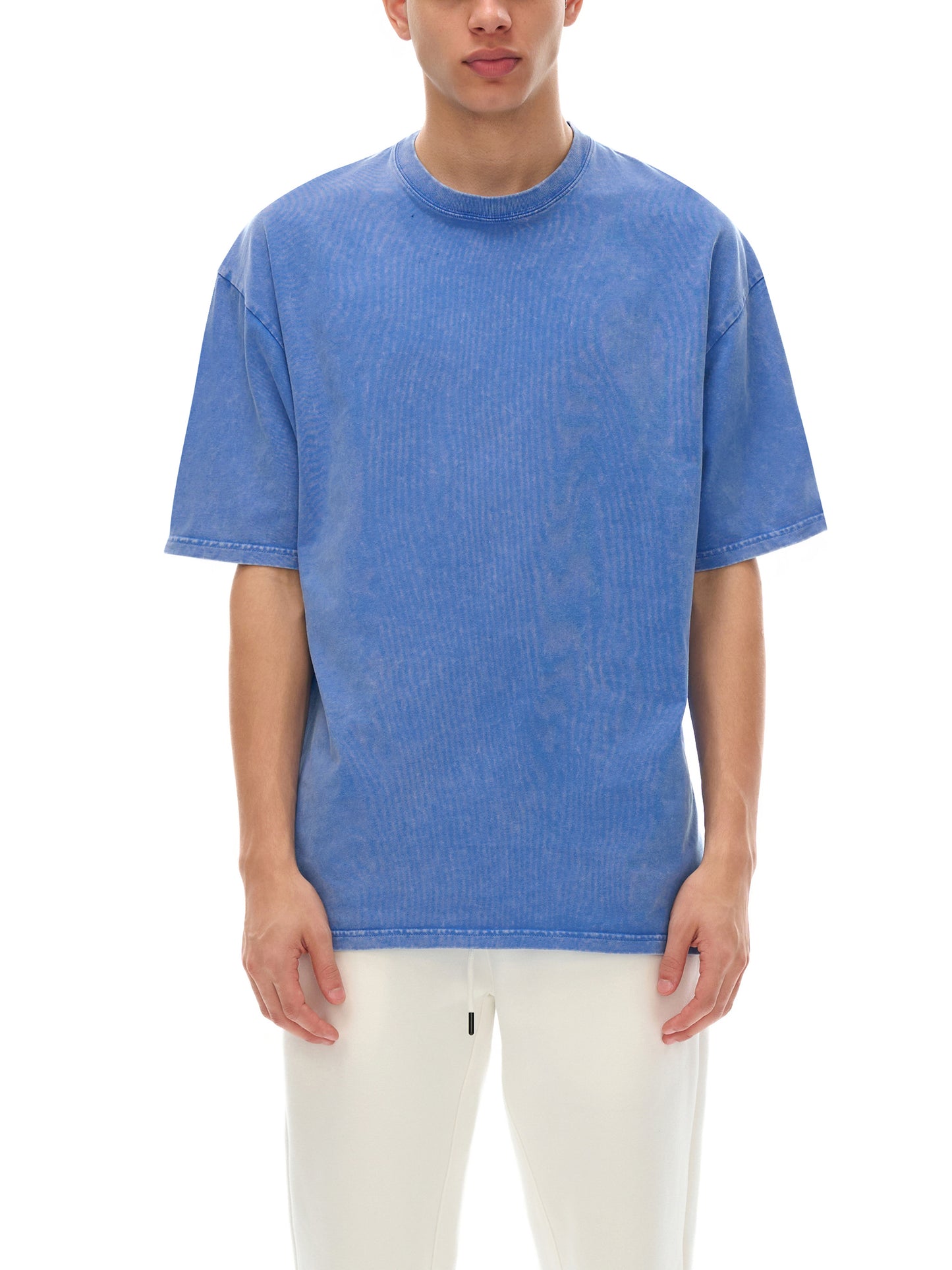 Holy Spirit come / Snow Washed Oversized Cotton T-Shirt