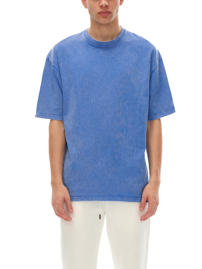 Holy Spirit come / Snow Washed Oversized Cotton T-Shirt