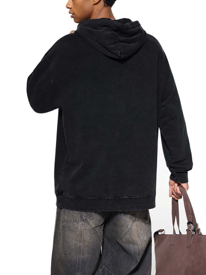 Holy Spirit come / Snow Washed Loose Cotton Hoodie
